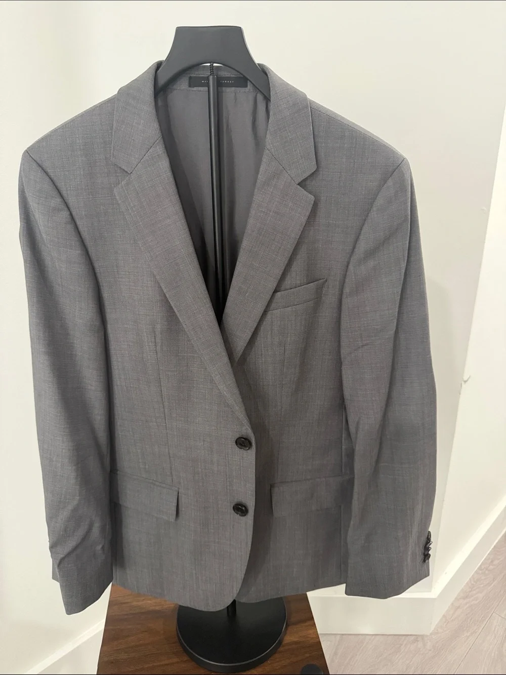 Hugo Boss Classic Men's Gray Two-Button Suit Blazer